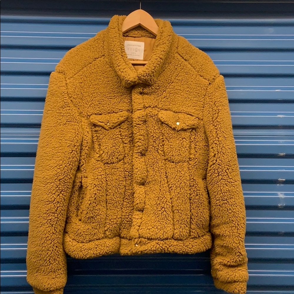 URBAN OUTFITTERS TEDDY JACKET FOR MEN